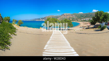 Famous sandy beach of Paleochora, Chania, Crete, Greece