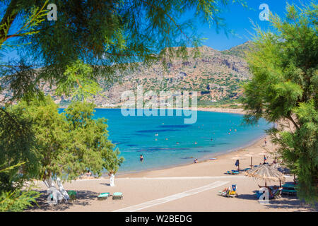 Famous sandy beach of Paleochora, Chania, Crete, Greece