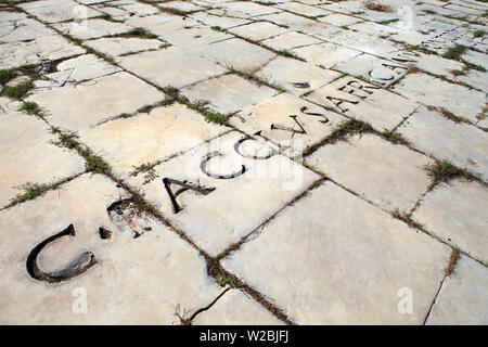 Ruins of ancient city of Hippo Regius, Annaba, Annaba Province, Algeria Stock Photo