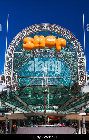 Australia, New South Wales, NSW, Sydney, Darling Harbour, entrance to the Harbourside shopping complex Stock Photo