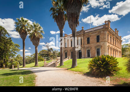 Australia, South Australia, Clare Valley, Mintaro, Martindale Hall, 1880 mansion that was seen in the 1975 Peter Weir film, Picnic at Hanging Rock Stock Photo