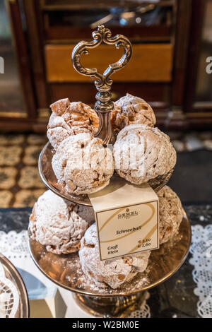 Schneeball, Demel Cake Shop, Vienna, Austria Stock Photo