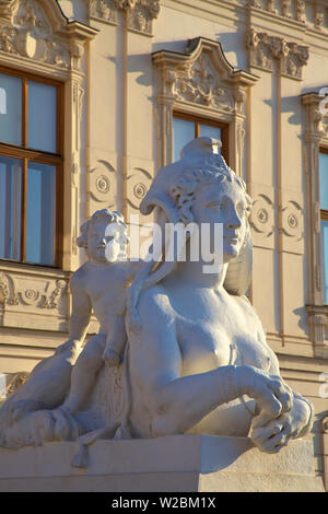 Upper Belvedere Palace, Vienna, Austria, Central Europe Stock Photo