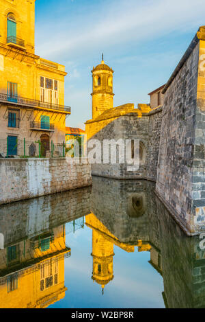 Cuba, Havana, La Habana Vieja, Castillo de la Real Fuerza Stock Photo