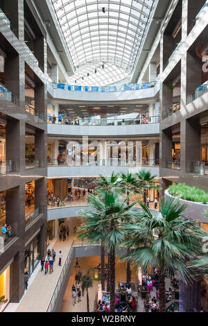 Chile, Santiago, Interior of the Costanera Center shopping mall Stock Photo