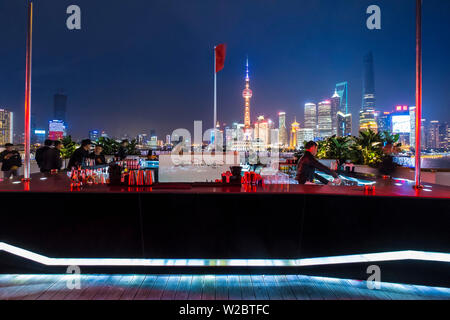 Bar Rouge, The Bund, Shanghai, China Stock Photo