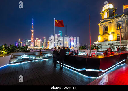 Bar Rouge, The Bund, Shanghai, China Stock Photo