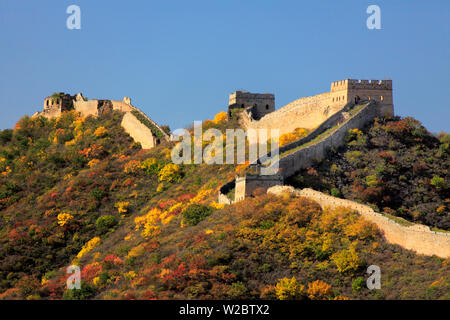 Great Wall of China, Gubeikou, Miyun, nr. Beijing, China Stock Photo