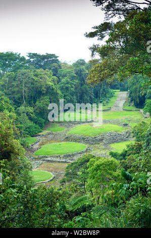Costa Rica, Guayabo National Monument And Park, Pre-Columbian Archeological Site Stock Photo