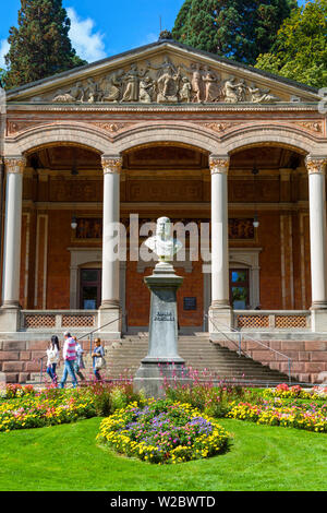 The Trinkhalle (pump house) Colonnade, Baden-Baden, Black Forest, Baden Wurttemberg, Germany, Europe Stock Photo