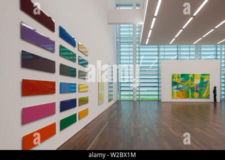 Germany, Baden-Wurttemburg, Baden-Baden, Museum Frieder Burda, modern art museum, gallery interior Stock Photo