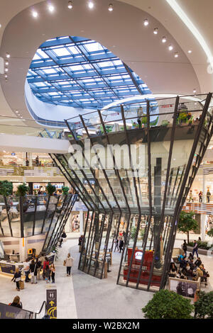 Germany, Baden-Wurttemburg, Stuttgart, Mailander Platz, Milaneo shopping Center, interior, opened in 2014 Stock Photo