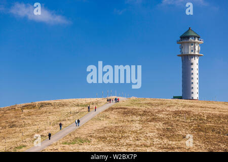 Germany, Baden-Wurttemburg, Black Forest, Feldberg Mountain, mountain lookoout tower Stock Photo