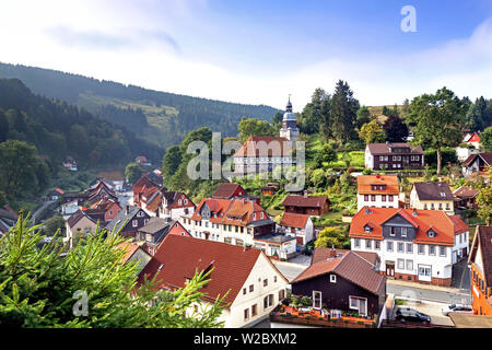 Lerbach, Harz Mountains, Saxony-Anhalt, Germany Stock Photo