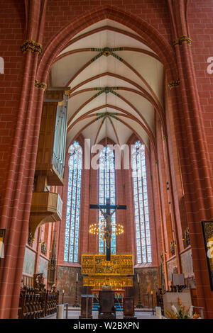 Germany, Hessen, Frankfurt, Kaiserdom Sankt BartholomÃ¤us (Frankfurt Cathedral) Stock Photo