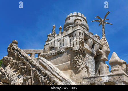 Le Palais ideal, Ideal Palace by Ferdinand Cheval, Hauterives, Drome department, France Stock Photo
