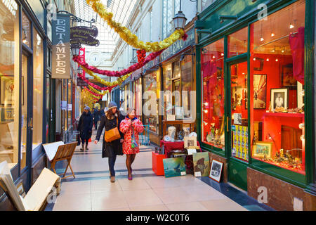 Passage Des Panoramas, Paris, France, Western Europe. Stock Photo