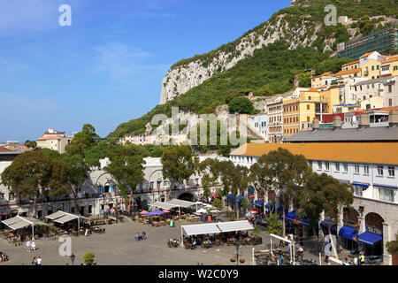 Grand Casemates Square, Gibraltar, Cadiz Province Stock Photo