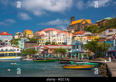 Caribbean, Grenada, St. George's, Carenage Stock Photo