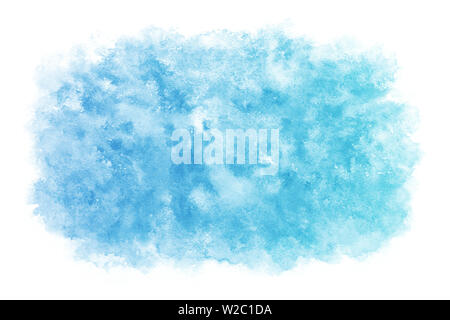 Pastel color summer blue sky abstract or natural watercolor paint background Stock Photo