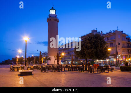 Greece, East Macedonia and Thrace Region, Alexandroupoli, the town lighthouse Stock Photo