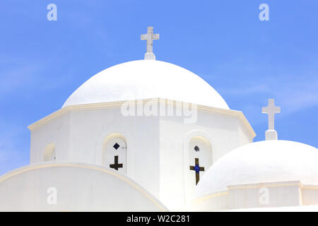 Church At Kambos, Patmos, Dodecanese, Greek Islands, Greece, Europe Stock Photo