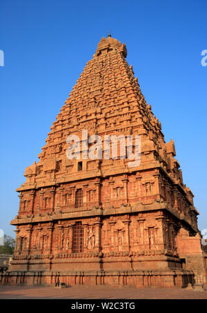 Brihadeeswarar Temple (11th century), Thanjavur, Tamil Nadu, India Stock Photo