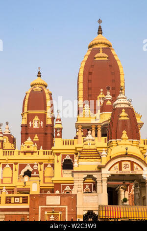 India, Delhi, New Delhi, Connaught Place, Laxminarayan Temple (Birla Mandir) Stock Photo