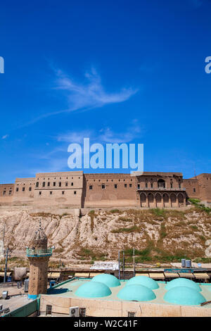 Iraq, Kurdistan, Erbil, The Citadel - claimed to be the oldest ...