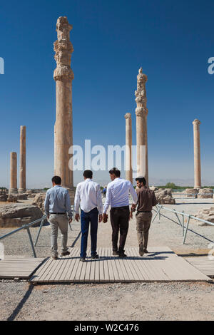 Iran, Central Iran, Persepolis, 6th century BC ancient city, Apadana Palace Stock Photo