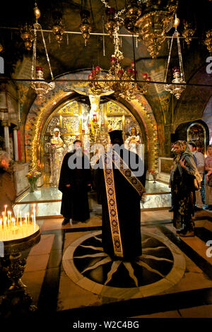 Golgotha, Church Of The Holy Sepulchre, Jerusalem, Israel, Middle East, Stock Photo