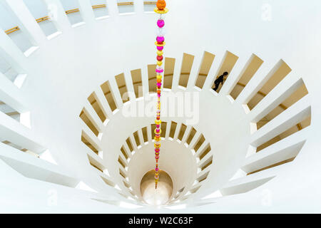 Spiral staircase, Leeum, Samsung Museum of Art, Seoul, South Korea Stock Photo