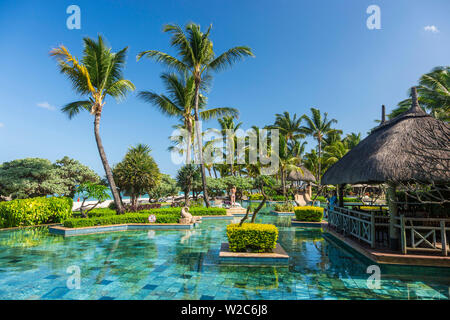 La Pirogue resort, Flic-en-Flac, RiviÃ¨re Noire (Black River), West Coast,  Mauritius Stock Photo