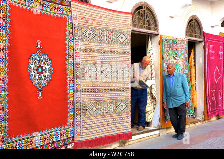 Carpet Shop, The Medina, Rabat, Morocco, North Africa Stock Photo