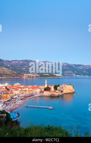 Montenegro, Budva, Old Town, Stari Grad Stock Photo