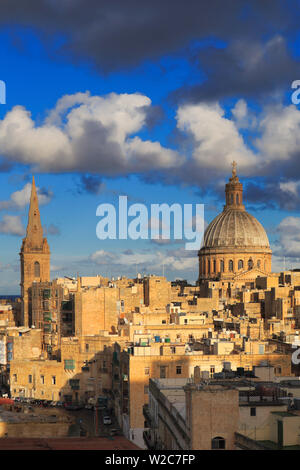 Ð¡armelite church, La Valletta, Malta Stock Photo