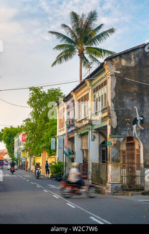 Malaysia, Penang, Georgetown, Love Lane Stock Photo