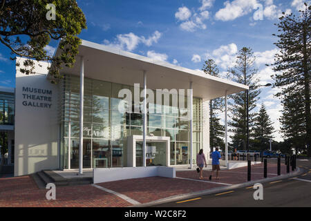 New Zealand, North Island, Hawkes Bay, Napier, MTG Hawke's Bay, museum, theater and gallery building, exterior Stock Photo