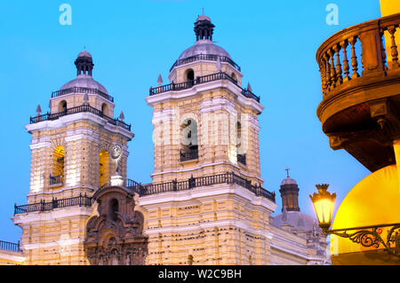 Peru, Lima, San Francisco Monastery And Church, Iglesia de San Francisco, UNESCO World Heritage Site Stock Photo