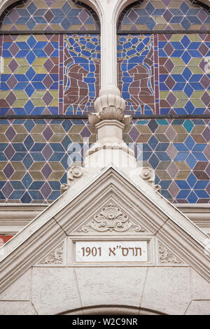 Romania, Transylvania, Brasov, Brasov Synagogue, detail Stock Photo