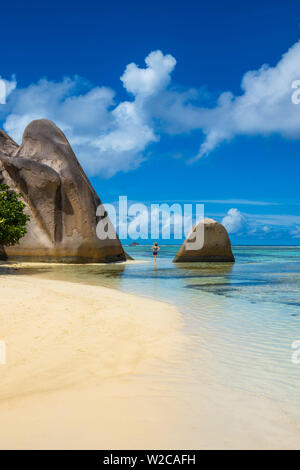 Anse Source d'Argent beach, La Digue, Seychelles Stock Photo