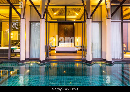Pool villa at the Banyan Tree resort, Koh Samui, Thailand Stock Photo