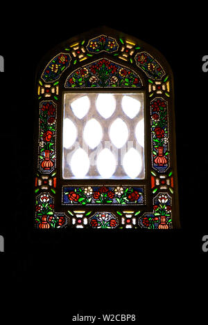 Window in Circumcision Room, Summer Pavilion, Topkapi Palace, Istanbul, Turkey Stock Photo