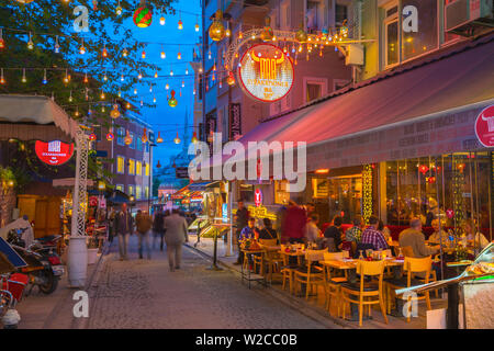 Turkey, Istanbul, Sultanahmet, Cafes Stock Photo