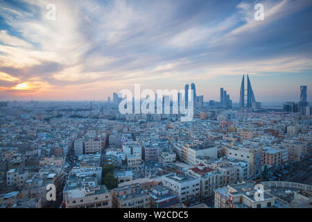 Bahrain, Manama, View of city skyline Stock Photo