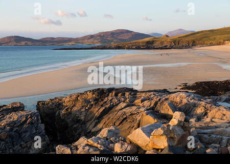 Beach, Luskentyre, Isle of Harris, Outer Hebrides, Scotland, UK Stock Photo