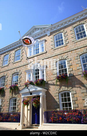 Government Office, St. Peter Port, Guernsey, Channel Islands Stock Photo