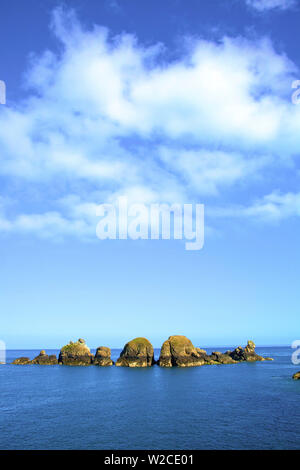 Rock Feature, Sark, Channel Islands, United Kingdom Stock Photo