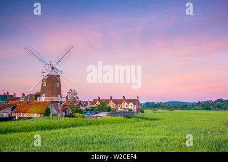 UK, England, Norfolk, North Norfolk, Cley-next-the-Sea, Cley Windmill Stock Photo