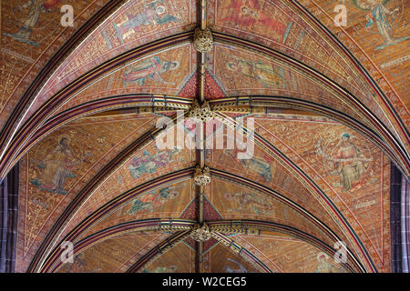 United Kingdom, England, Cheshire, Chester, Chester Cathedral ceiling Stock Photo